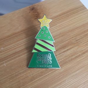 Festival of Trees 40 Years Xmas Tree Pin
